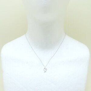 TIFFANY Loving Heart Necklace Diamonds Paloma Picasso White
